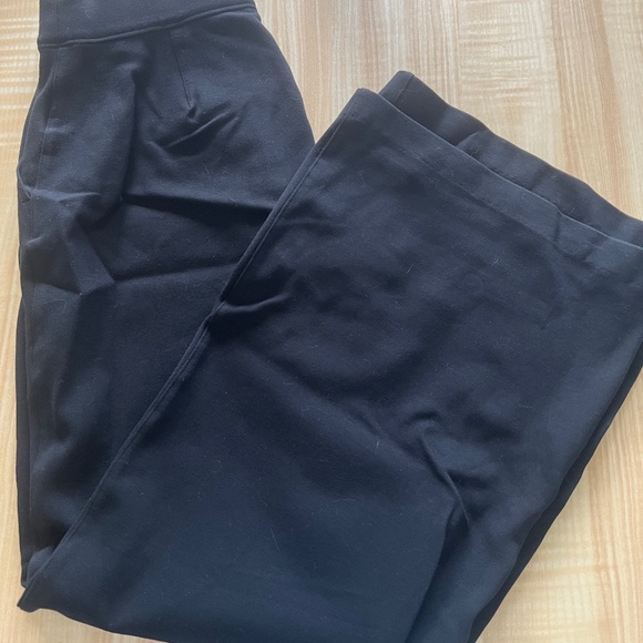 SPANX XS Black Ponte Wide Leg Pull-On Pant - Picture 4 of 8